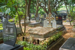 Christian cemetery in Bangalore City