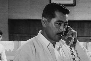 Toshirô Mifune and Kyôko Kagawa in High and Low | Credit: Toho International