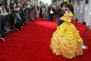 Disney character Belle at the Walt Disney premiere of “The Ice Princess” on March 13, 2005 in Hollywood, California.