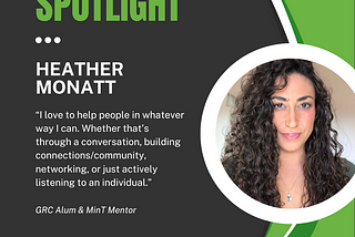 Alumni Spotlight: Heather Monatt gives back as a mentor with Mentors in Tech