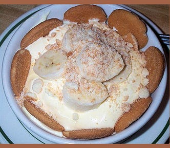 Banana pudding dessert by Lela Cargill