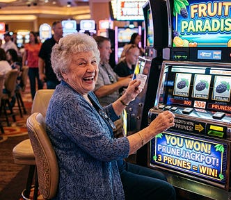 Jackpot: the winner eats prunes