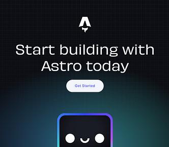 Start building with Astro today