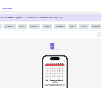 Messaging localization