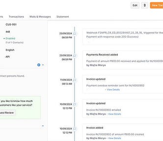 digital invoice management and payment automation tool used by Majha Morya to streamline billing, track payments, and automate transactions. The system ensures accurate invoicing, real-time payment status updates, and seamless financial management, enhancing operational efficiency and reducing manual effort.