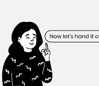 Comic of designer said: Now let’s hand it off