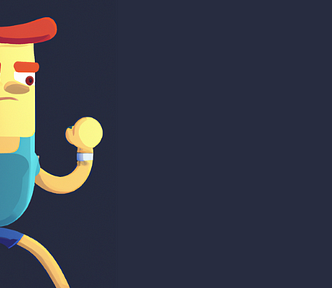 Cartoon running man — 5 Things I’ve Learned Since I Started Training for a Marathon