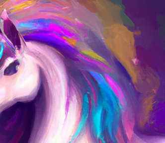 Colorful unicorn — How I Make a Full-Time Blogging Income With Unicorn Content