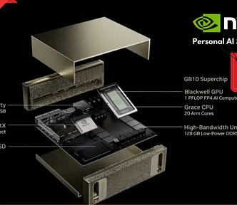 IMAGE: A description of the Nvidia Project Digits, a small computer that looks like a Mac Mini, but allows to run and train AI models for $3,000