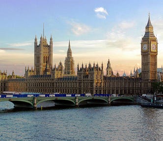 Parliament at sunset (source: House of Lords report)