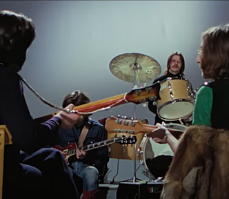 The Beatles rehearsing in Twickenham