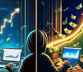 From dim desk to bright workspace, earnings growth on Medium — My $0.3 Cents Vs $3,243.57 Month on Medium