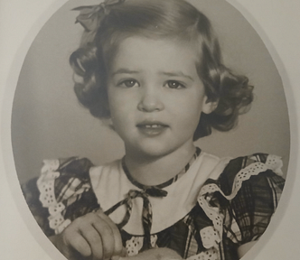 A 1950s-era picture of the author’s mom, as a little girl