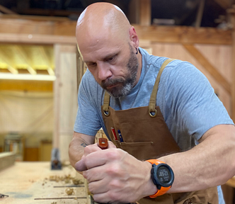 Spending time in my woodshop, away from computers.