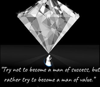 Try not to become a man of success, but rather try to become a man of value.” — Albert Einstein