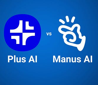Plus AI vs Manus AI. Image by Jim Clyde Monge