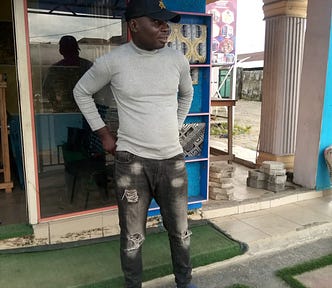 Photo of the author’s brother