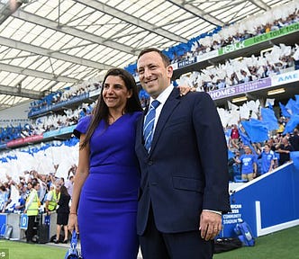 Tony Bloom the Brighton & Hove majority owner and famous Value Better