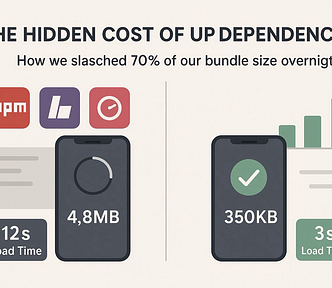 The Hidden Cost of NPM Dependencies — How We Cut Bundle Size by 70% Overnight