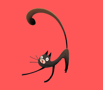Cartoon cat with a long tail — 5 Things People Get Wrong About Long-Tail Keywords