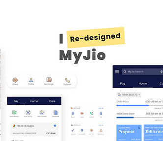 I redesigned MyJio banner