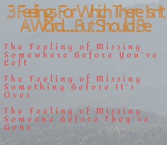 3 Feelings For Which There Isn’t A Word…But Should Be