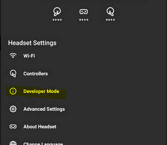 Developer Mode Settings