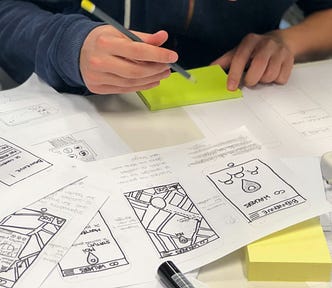 Sketching for a prototype