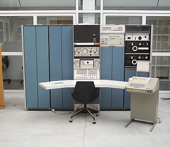 Unix did not start life on a personal computer. It was programmed through a teletype terminal.