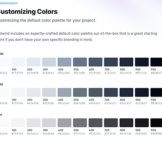 Get the color number from Tailwind CSS