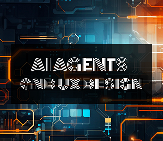 AI Agents in UX Design image made with Midjourney