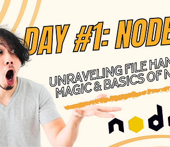Day #1 Node.js series