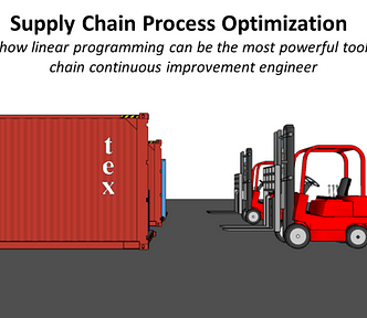 Supply Chain Process Optimization Using Linear Programming