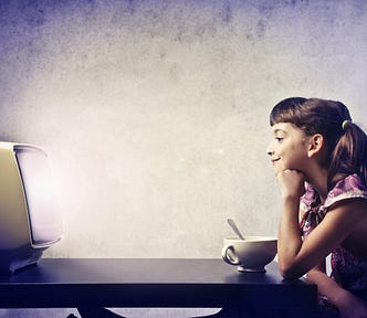 Child Watching TV