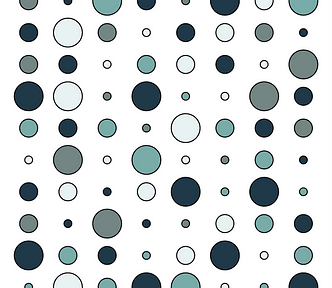 Pattern of blue dots.