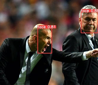 face detection in python using YOLO