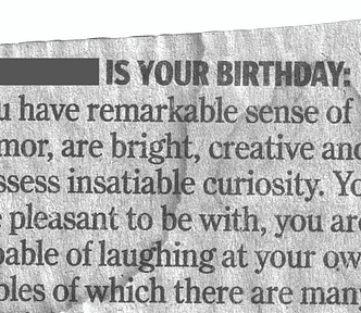 An astrological profile for people with my birthday.