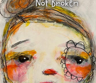 Not Broken Art Poster by Robin Liefeld. Available on Etsy.