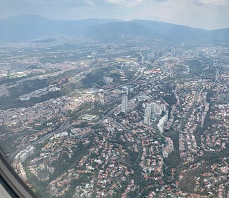Mexico City — aerial view