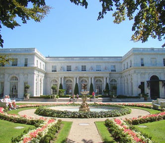 Rosecliff Mansion in Newport Rhode Island