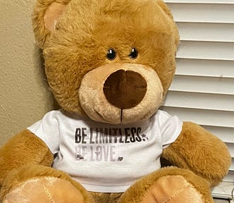 Photo of Be Limitless, Be Love Teddy Bear