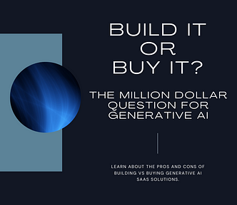 Build It Or Buy It?