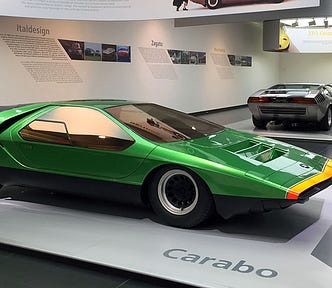 Nuccio Bertone Carabo Alfa Romeo Marcello Gandini