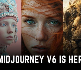 Midjourney V6 Is Finally Here And It’s Mind-Blowing. Medium article cover by Jim Clyde Monge