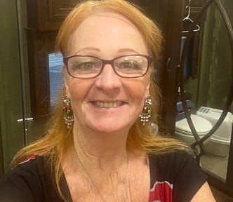 I took this selfie when I returned home from our Christmas party. You couldn’t slap this smile off of my face.