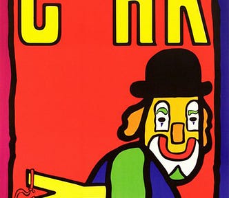 “Cyrk” poster designed by Jan Mlodozeniec (1929–2000), Poland (1974) — Document courtesy of Contemporary Posters, New York —  www.contemporaryposters.com