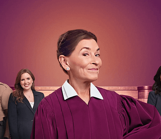Judy on a promotional image for Judy Justice season 2.