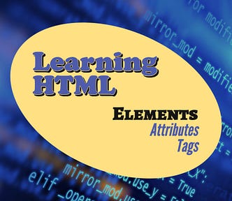 HTML TAGS Elements Attributes