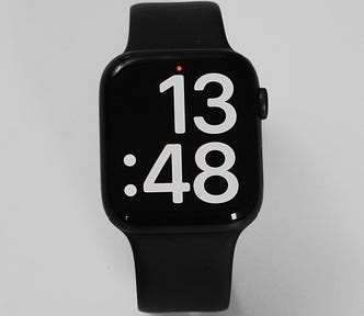 Apple Watch Series 7 showing time 13:48