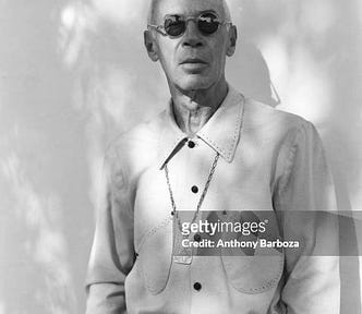 image of author Henry Miller looking like a cool cat